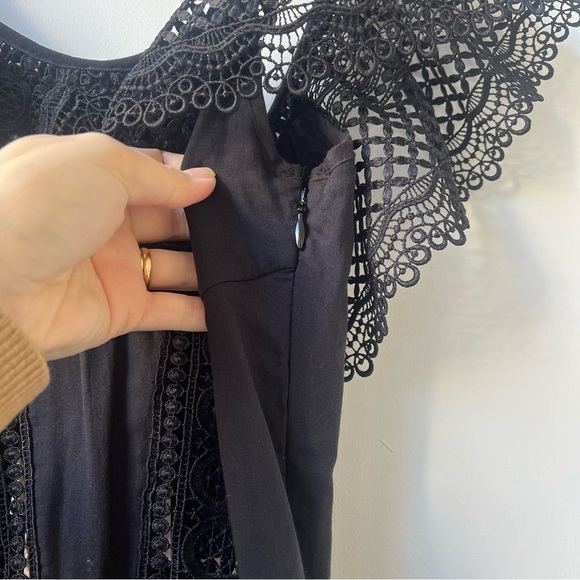 NWT Charo Ruiz Louise Asymmetrical Off-Shoulder Maxi Dress - Black - Size XS - Picture 6 of 13